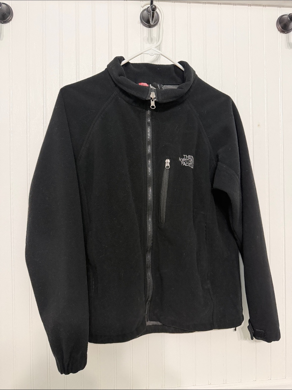 Vintage North Face GORE-TEX Windstopper Fleece Jacket Mens S Black EUC